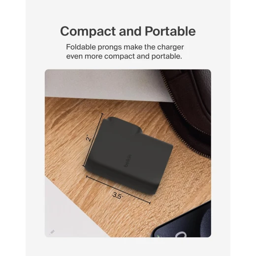 Belkin 25W Hybrid Wall Charger & 5K Travel Adapter Kit - Fast Charging for Phones & Tablets - Belkin - Image 3