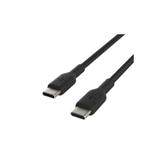 كابل بلكين بوست تشارج مضفّر من نوع USB-C إلى USB-C، بطول 0.15 متر، أسود - بيلكين - Image 5