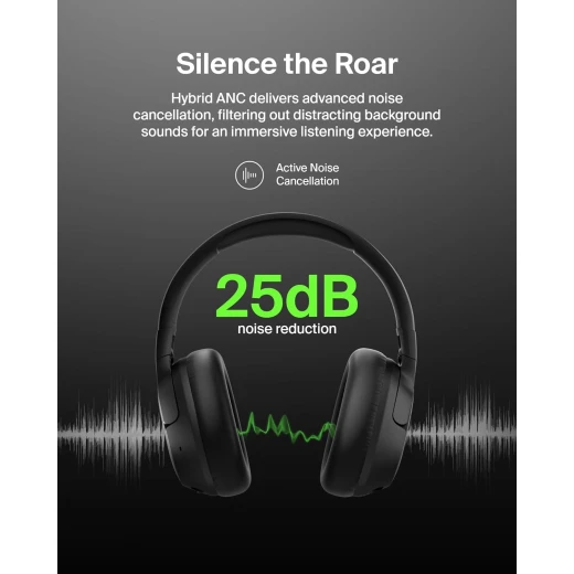 Belkin Soundform Isolate Noise Cancelling Headphones - Over-Ear Comfort, Long Battery Life - Belkin - Image 2