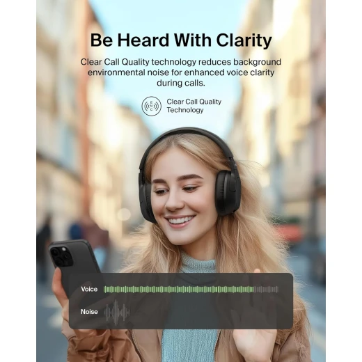 Belkin Soundform Isolate Noise Cancelling Headphones - Over-Ear Comfort, Long Battery Life - Belkin - Image 5