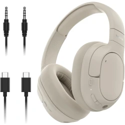 Belkin Soundform Isolate Noise Cancelling Headphones - Over-Ear Comfort & Clear Audio White