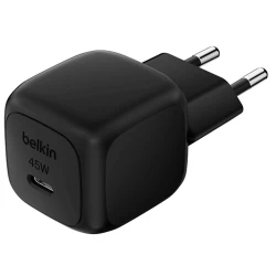 Belkin BoostCharge 45W USB-C Mains Charger (Black) - Fast Charging for iPhone & More