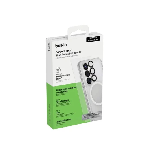 Belkin Samsung Galaxy S26+ ScreenForce Titan Protective Bundle, Anti Reflective - Belkin - Image 2