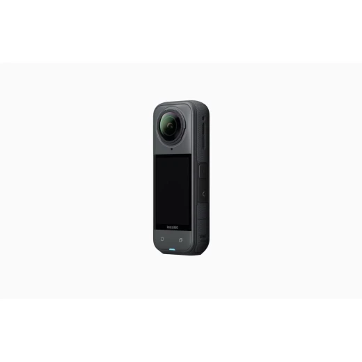 كاميرا الأكشن Insta360 X5 بتصوير 360 درجة ودقة 8K، مع مستشعرين مزدوجين 1/1.28 بوصة، تثبيت متطور للصورة، تصميم مقاوم للماء، لون أسود منتصف الليل - انستا 360 - Image 4