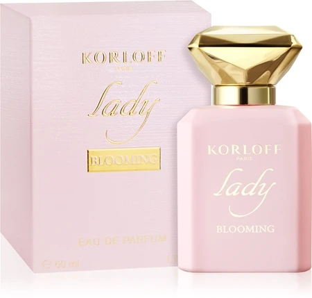 Korloff Lady Blooming Eau de Parfum for Women 50ml: A Floral Fruity Fragrance with Notes of Bergamot, Pear, Rose, and Vanilla. Perfect for Everyday Wear and Special Occasions. Korloff Lady Blooming Eau de Parfum for Women 50ml: A Floral Fruity Fragrance with Notes of Bergamot, Pear, Rose, and Vanilla. Perfect for Everyday Wear and Special Occasions.