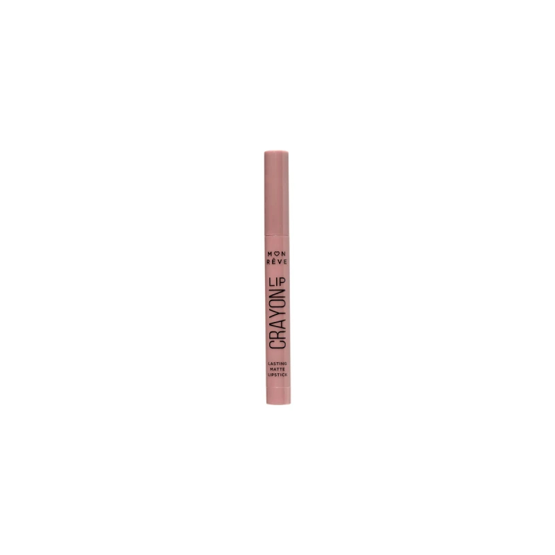 Mon Reve Long Lasting Matte Lip Crayon - 01: Velvety Matte Finish