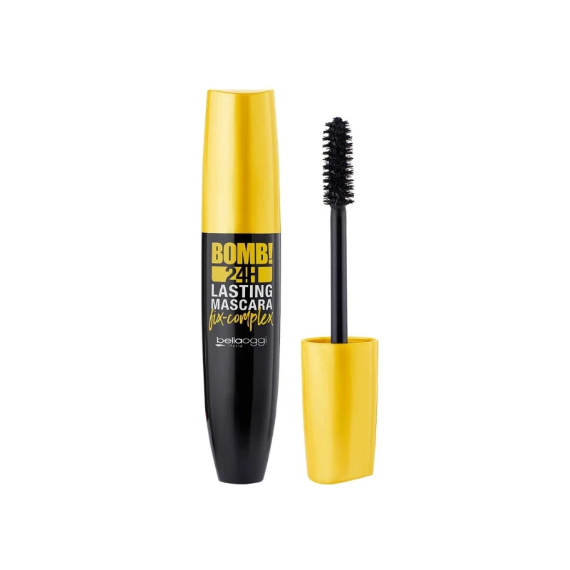 Bellaoggi Bomb! 24h Lasting Mascara Black, Volumizing, Long-Lasting, for All Day Wear - Bellaoggi