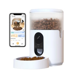 Imou PF1 Smart Pet Feeder Camera 4L Automatic Dispenser with HD Camera and 2-Way Audio for Cats and Dogs, App Control, Scheduled Feeding, and Portion Control for Optimal Pet Care