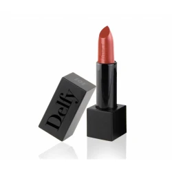 Delfy Cosmetics Velvetly Matt Lipstick Caramel, Long-Lasting Hydrating Color, 4g