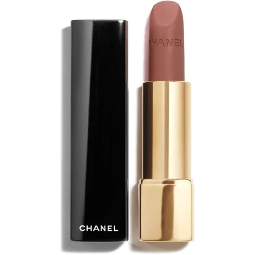 Chanel Rouge Allure Velvet Lipstick #61 Intuitive Matte Finish Long Lasting Lip Color for All Skin Tones 3.5g