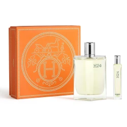 مجموعة هيرمس اتش 24 او دي تواليت للرجال عطر منعش ومنشط هدية قطعتين