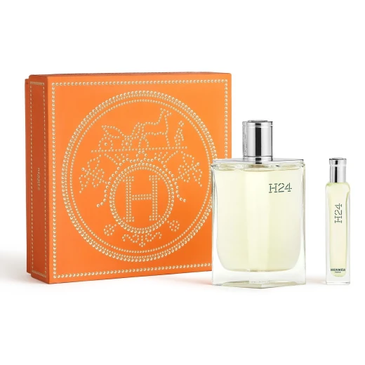مجموعة هيرمس اتش 24 او دي تواليت للرجال عطر منعش ومنشط هدية قطعتين مجموعة هيرمس اتش 24 او دي تواليت للرجال عطر منعش ومنشط هدية قطعتين