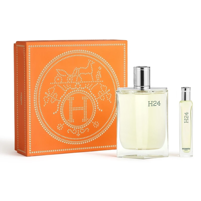 Hermès H24 Eau de Toilette Set for Men Fresh Invigorating Fragrance Gift 2 Piece - Hermes