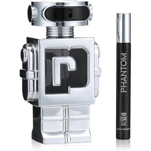 Paco Rabanne Phantom EDT Set 100ml & 10ml for Men - Long-lasting Fragrance Paco Rabanne Phantom EDT Set 100ml & 10ml for Men - Long-lasting Fragrance
