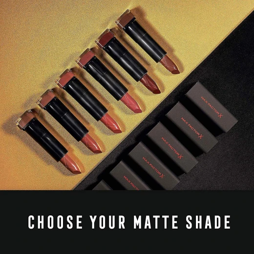 Max Factor Elixir Matte Lipstick Raisin Shade Hydrating Long Lasting Makeup for All Skin Tones - Max Factor - Image 8