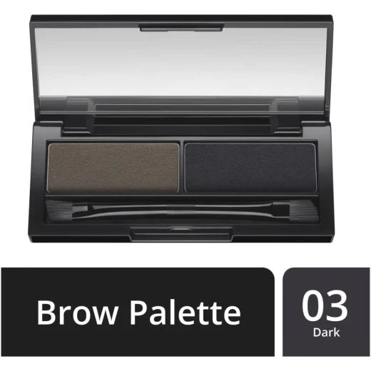Max Factor Real Brow Duo Kit 003 Dark Eyebrow Makeup Define and Sculpt Brows for Dark Hair Max Factor Real Brow Duo Kit 003 Dark Eyebrow Makeup Define and Sculpt Brows for Dark Hair