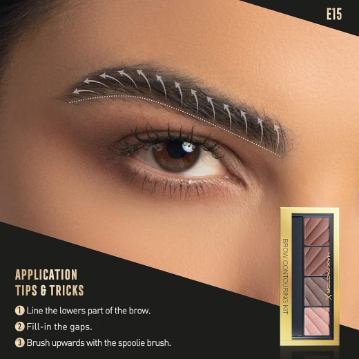 Max Factor Pro Angled E15 Eyebrow Brush by Mashael Ajeel for Precise Brow Definition & Application - Max Factor - Image 3