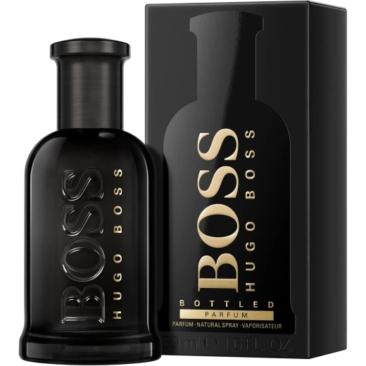 BOSS Bottled Parfum for Men 50ml Amber Woody Fragrance Long Lasting Scent with Leather and Orris - Hugo boss - Image 3