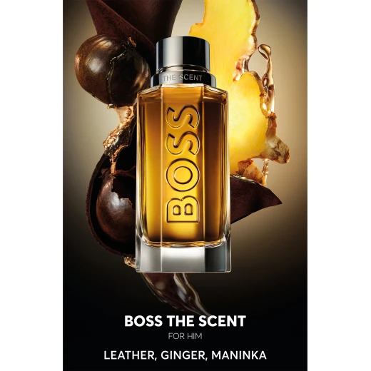 هوجو بوس ذا سينت أو دو تواليت للرجال بحجم 100 مل، رذاذ عطري رجالي، عطر عنبري خشبي مثير، يدوم طويلاً، هدية مثالية للرجال - هوجو بوس - Image 3