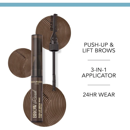 بورجوا Brow Reveal Push Up Wax 04 أسود بني شمع تصفيف الحواجب لتحديد الحواجب ورفعها ٦ مل - بورجوا - Image 3