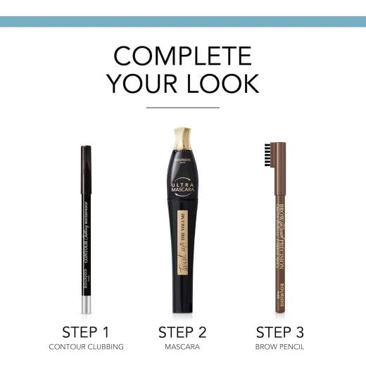 Bourjois Contour Clubbing Waterproof Eyeliner Black Party 24 Hour Wear Long Lasting Eye Makeup - Bourjois - Image 2