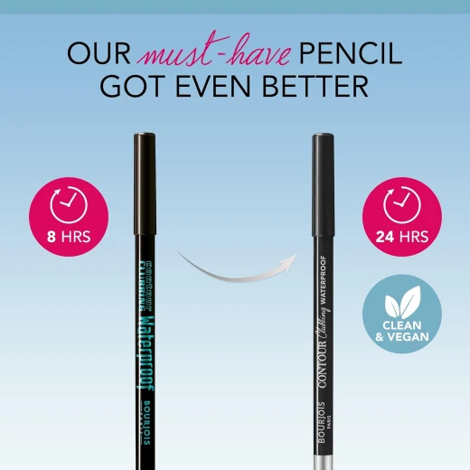 Bourjois Contour Clubbing Waterproof Eyeliner Black Party 24 Hour Wear Long Lasting Eye Makeup - Bourjois - Image 5