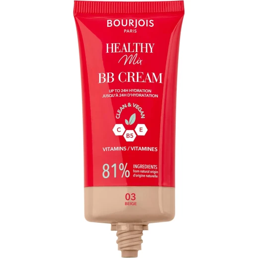 Bourjois Healthy Mix BB Cream 03 Beige Hydrating Flawless Coverage 30ml Makeup for Radiant Skin - Bourjois - Image 4