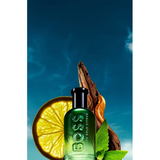 Hugo Boss Bottled Bold Citrus Eau de Parfum 100ml for Men Fresh & Long Lasting Fragrance - Hugo boss - Image 3