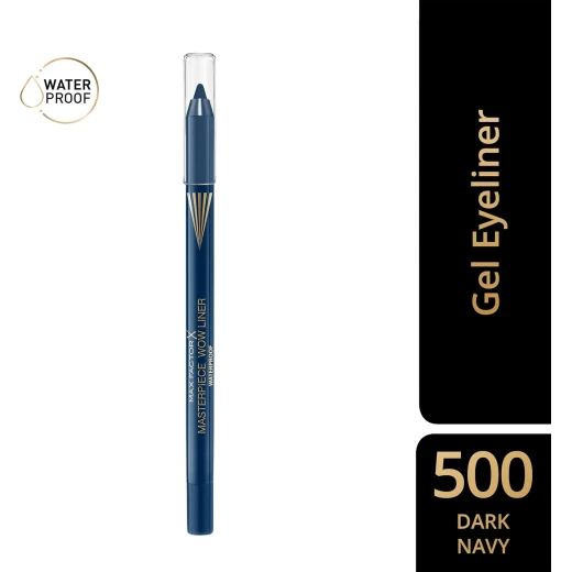 Max Factor Dark Navy Waterproof Eyeliner Precise Application Vegan Makeup Long Lasting Wear - Max Factor - Image 2