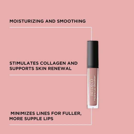 ARTDECO Hydra Lip Booster Lipgloss Translucent Mauve Hydrating & Plumping Lip Shine Non Sticky Finish - ArtDeco - Image 6