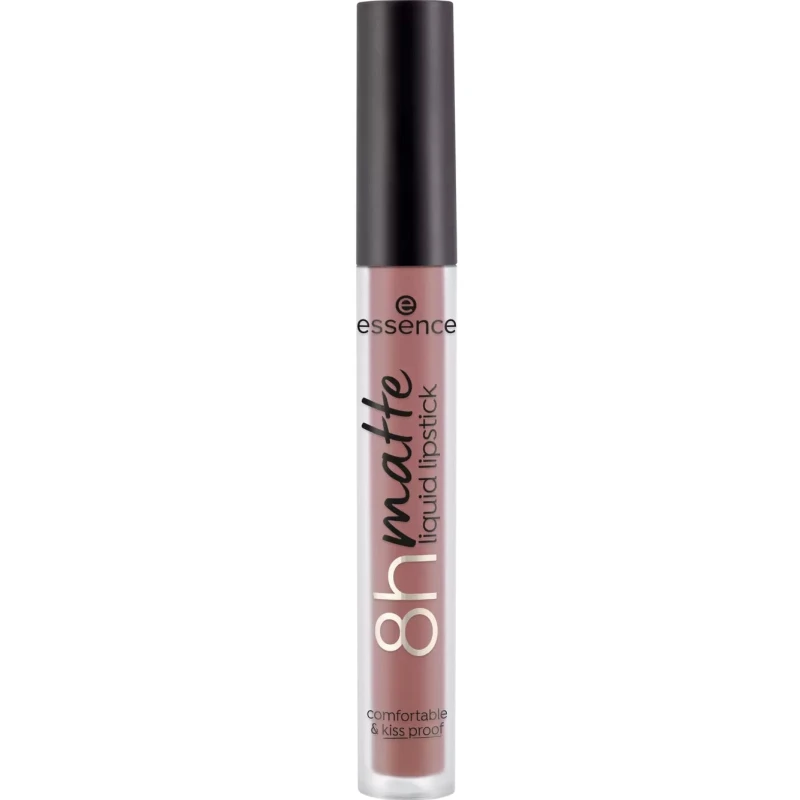 Essence 8H Matte Liquid Lipstick 01 Brown Long Lasting Waterproof 2.5ml - Essence