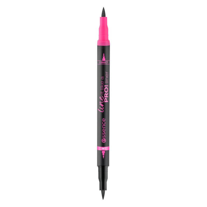 Essence Line It Like A Pro! Black Felt Tip Eyeliner Long Lasting Eye Makeup 1.2ml Professional Look - Essence