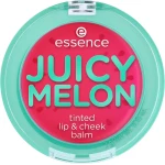 Essence Juicy Melon Tinted Lip & Cheek Balm for a Natural Flush of Color Hydrating Makeup for All Skin Types - Essence