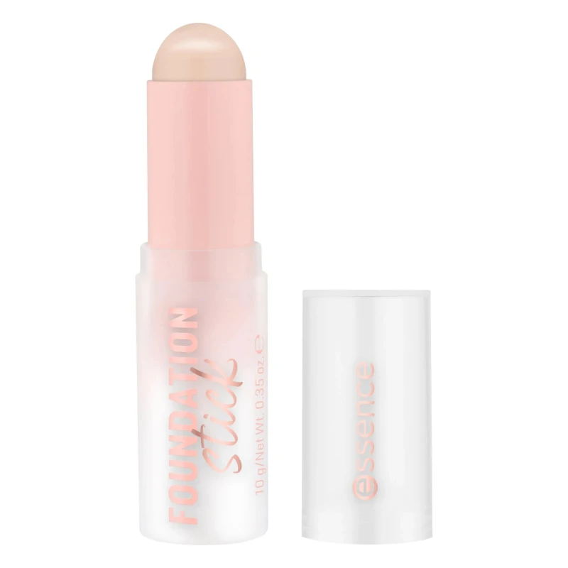 Essence Foundation Stick Creamy Matte Finish Flawless Complexion Buildable Coverage Makeup 10ml - Essence