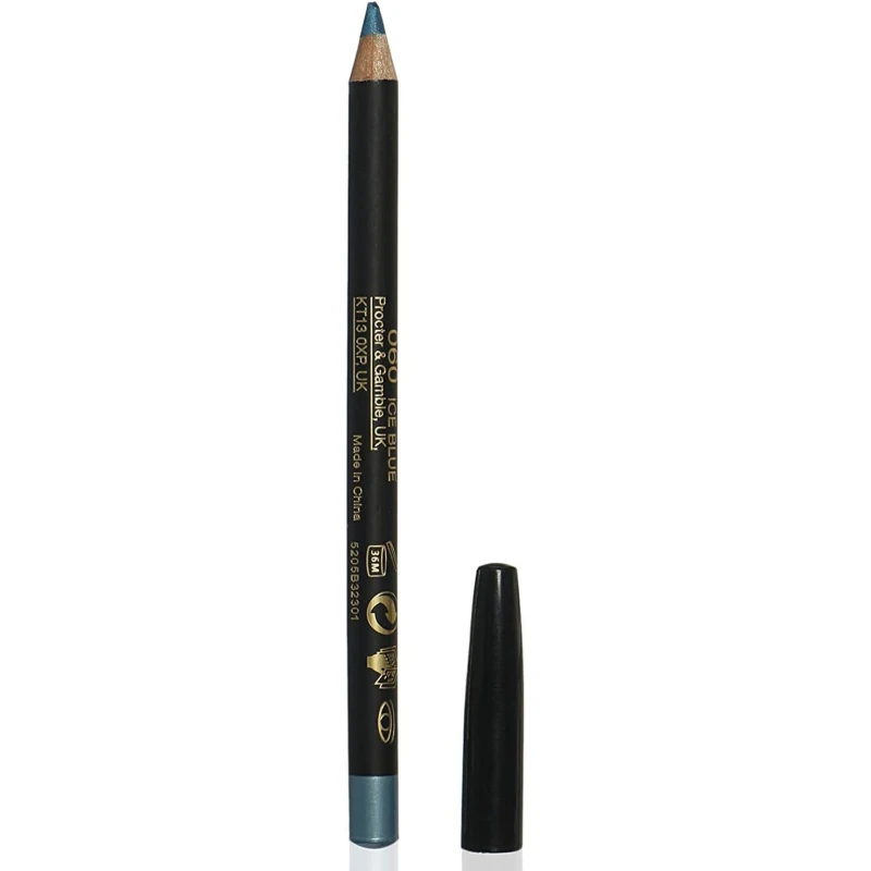 Max Factor Kohl Pencil Ice Blue 060 Long Lasting Eyeliner Eye Makeup 1.7g for Eye Definition - Max Factor