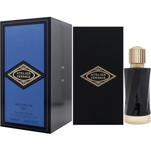 Versace Atelier Iris D'Elite Eau de Parfum 100ml Unisex Fragrance Luxurious Scent for Women & Men - Versace - Image 3
