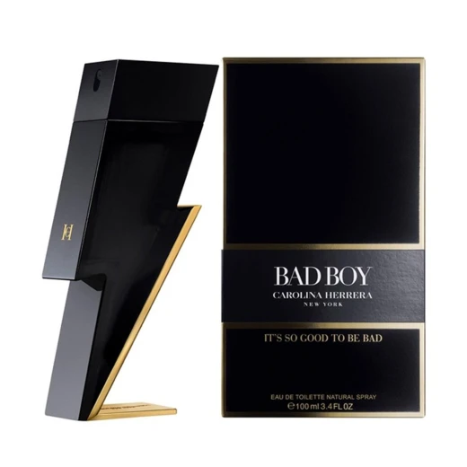 Carolina Herrera Bad Boy Eau de Toilette 100ml Invigorating Sensual Fragrance for Men Carolina Herrera Bad Boy Eau de Toilette 100ml Invigorating Sensual Fragrance for Men