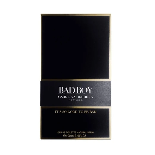Carolina Herrera Bad Boy Eau de Toilette 100ml Invigorating Sensual Fragrance for Men - Carolina Herrera - Image 3