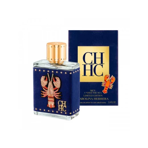 Carolina Herrera CH Men Under the Sea Eau de Parfum 100ml Woody Aquatic Fragrance for Men - Carolina Herrera - Image 2