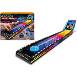 Ambassador Electronic Arcade Alley Ball Neon Game with LED Scoreboard and Sound Effects