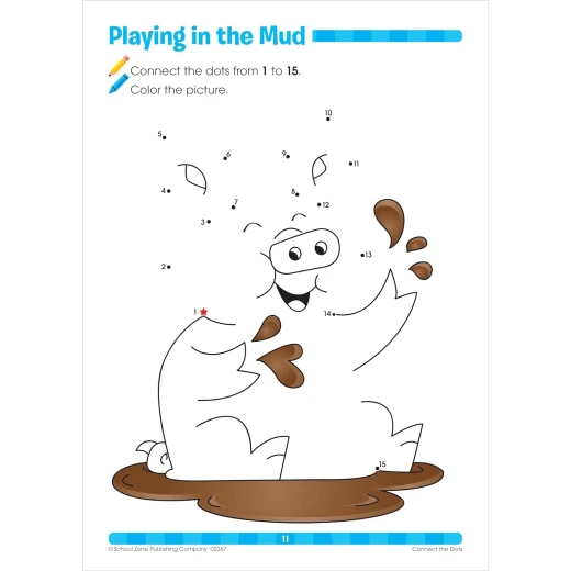 School Zone Connect the Dots Workbook for Preschool & Kindergarten - 64 Pages, Ages 3-5 - School Zone - Image 3