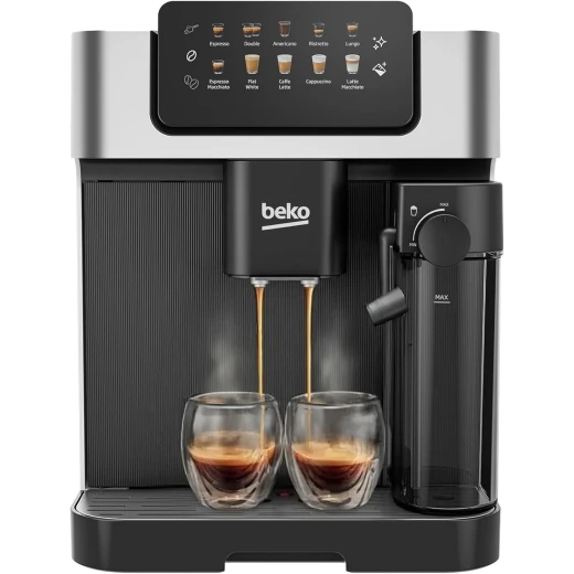 Beko Caffe Experto Bean to Cup Coffee Machine - Stainless Steel, Automatic Brewing Beko Caffe Experto Bean to Cup Coffee Machine - Stainless Steel, Automatic Brewing