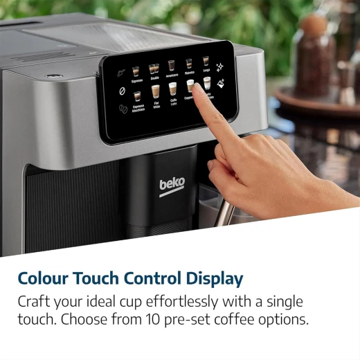Beko Caffe Experto Bean to Cup Coffee Machine - Stainless Steel, Automatic Brewing - Beko - Image 4