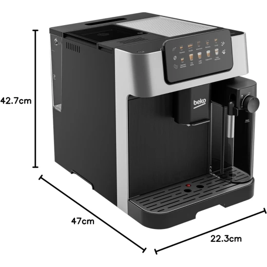 Beko Caffe Experto Bean to Cup Coffee Machine - Stainless Steel, Automatic Brewing - Beko - Image 7