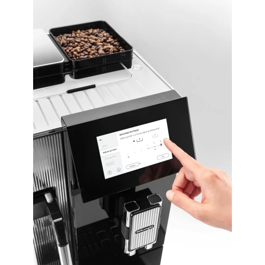 De'Longhi Maestosa Automatic Bean to Cup Coffee Machine with Built-in Grinder, Silver & Black - De'Longhi - Image 4