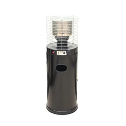 Nara Garden 7 KW Gas Heater for Outdoor Heating Black Finish 1 Meter Height Portable Heating Solution for Patios and Balconies Durable Design