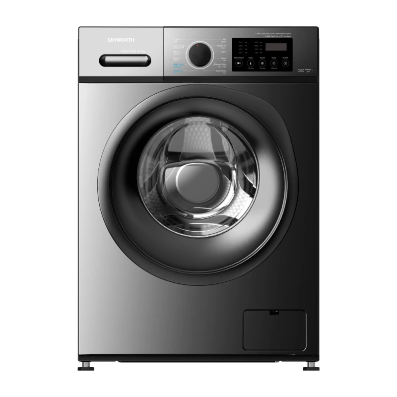 Skyworth 9KG Front Load Washing Machine - 1400RPM -12 Programs A+++ Grey - Skyworth