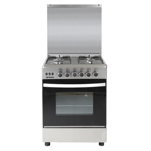 Nara 4-Burner 60cm Stainless Steel Cooker with Aluminum Handle Nara 4-Burner 60cm Stainless Steel Cooker with Aluminum Handle