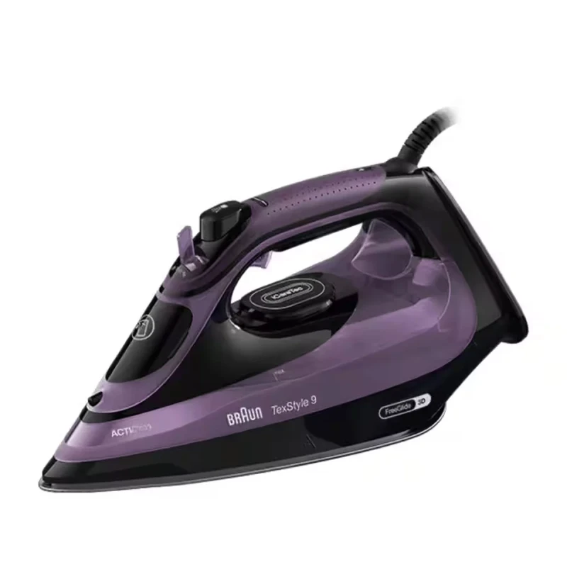 Braun TexStyle 9 Pro SI 9661 VI Steam Iron 3100W powerful performance, fast heat-up, FreeGlide 3D soleplate for smooth ironing, iCare fabric protection technology, ideal for removing tough wrinkles easily
