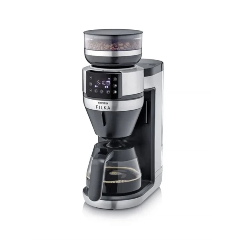 Severin KA4850 Coffee Maker Filter Coffee Machine Black 1000W For Up To 10 Cups With Anti Drip Function And Removable Filter 100-180 Characters - Severin